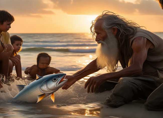 渔翁和鱼儿童故事(渔翁和鱼的故事) 渔翁和鱼儿童故事(渔翁和鱼的故事)