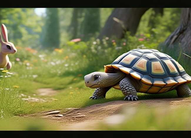 儿童故事龟兔赛跑故事原文；少儿故事龟兔赛跑文字