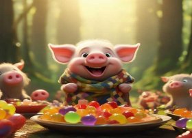 小猪分享果冻的故事（小猪分享果冻的故事作文）