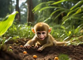 小猴种玉米一年级看图小短文，小猴种玉米一年级看图写短文