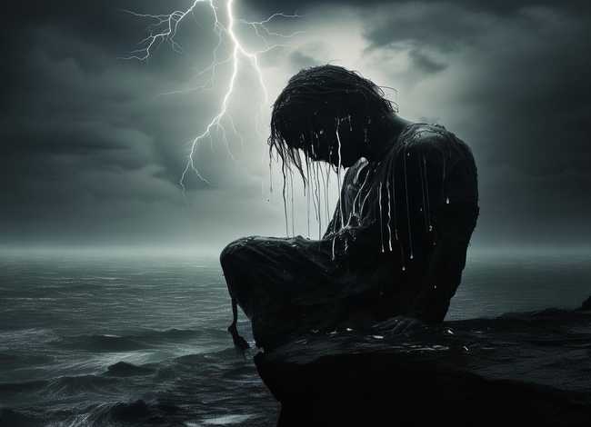 哭到底有什么用；哭到底有什么用只不过是泪在