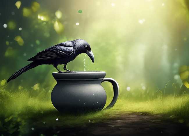 乌鸦喝水儿童故事,乌鸦喝水幼儿小故事 乌鸦喝水儿童故事,乌鸦喝水幼儿小故事
