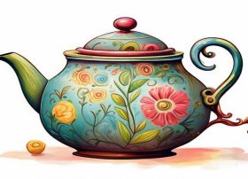 水壶绘本；绘本茶壶