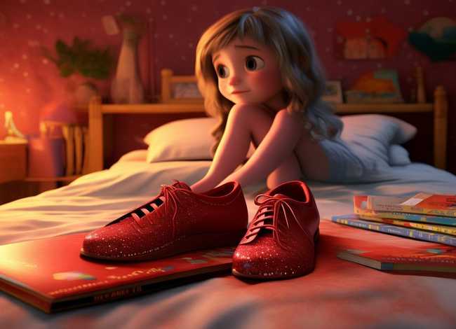 少儿故事红鞋子3-6岁儿童睡前故事，睡前小故事红鞋子