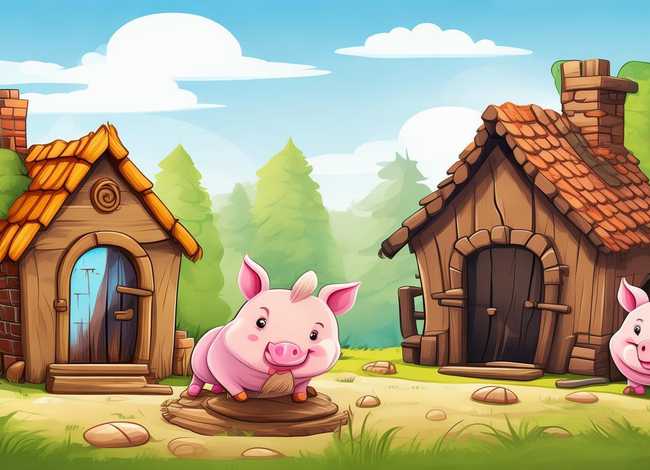 故事儿童版三只小猪盖房子（三只小猪盖房子的故事幼儿版）