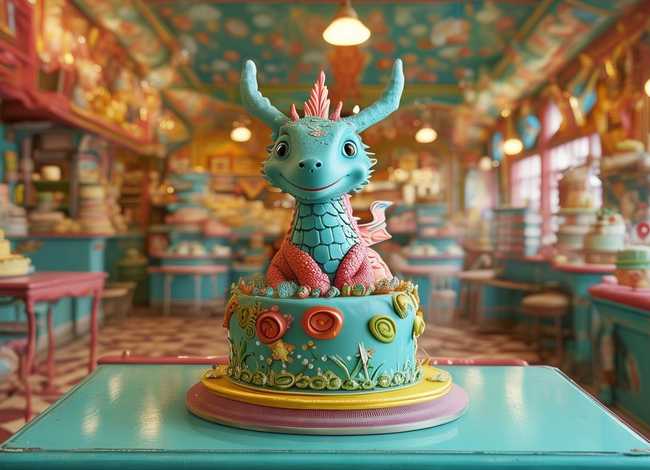儿童故事斑点龙的故事 斑点龙的故事蛋糕店