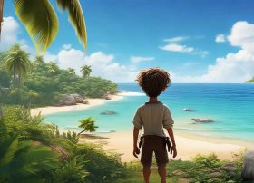 鲁滨逊漂流记儿童版英语，鲁滨逊漂流记儿童版英文