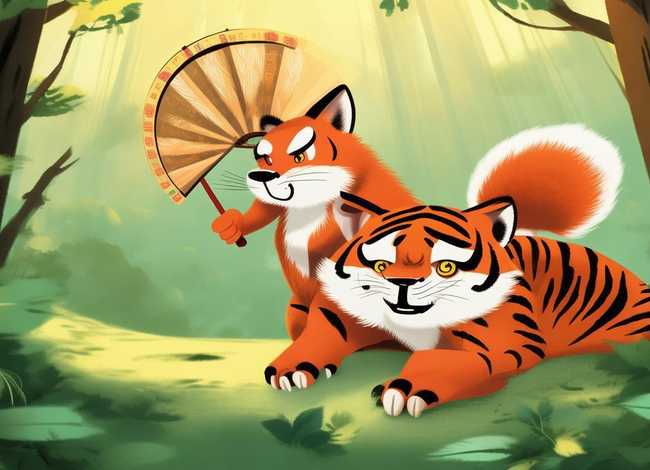 儿童成语故事狐假虎威绘本、狐假虎威成语故事表演剧本
