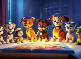 儿童睡前故事汪汪队威力狗、汪汪队立大功威力狗故事