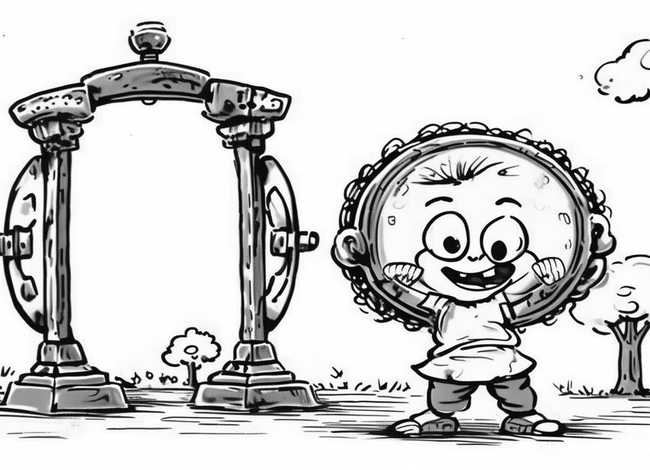 掩耳盗铃儿童绘本故事；掩耳盗铃的绘本故事