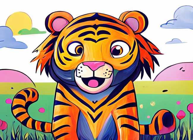 儿童老虎简笔画大全、儿童老虎简笔画大全图片