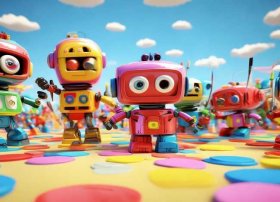 儿童机器人画画图片大全、儿童机器人画画图片大全简单