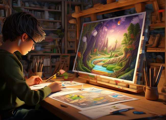 给故事配插图，给故事配插图怎么画