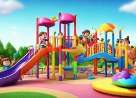 儿童情景画，儿童情景画图片带颜色