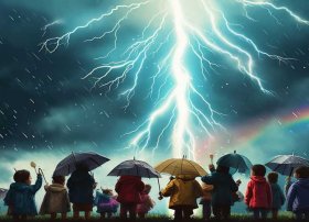 关于打雷的有趣故事 - 关于打雷的有趣故事简短