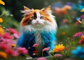 会变色的小花猫的故事；会变颜色的小花猫故事道理