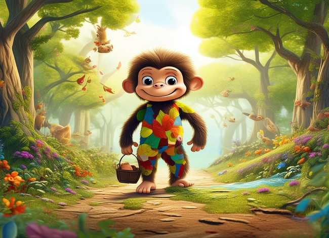 儿童故事小猴子下山绘本故事 绘本故事《小猴子下山》