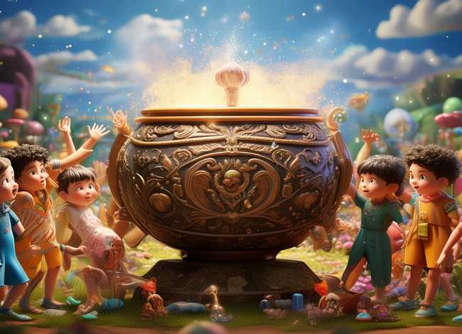 聚宝盆儿童话剧 聚宝盆儿童画 聚宝盆儿童话剧 聚宝盆儿童画