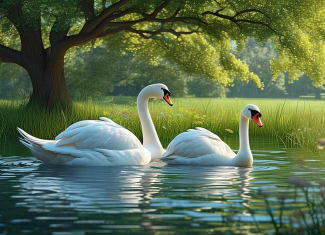 天鹅的故事绘本；天鹅的故事绘本图片