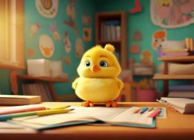 儿童睡前故事小鸡去上学 - 小鸡小鸡上学去故事内容