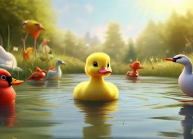 小鸭子找朋友儿童故事（小鸭子找朋友的故事图片）