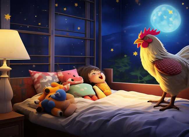 儿童睡前故事6-12岁半夜鸡叫，幼儿故事在线听睡前半夜鸡叫