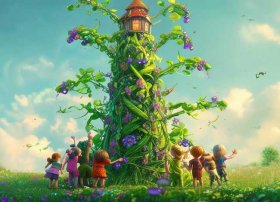 儿童故事魔法豌豆 - 魔法豌豆的故事