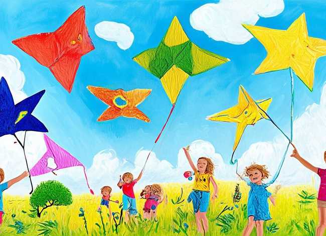 风筝儿童画图片大全(风筝儿童画图片大全简单) 风筝儿童画图片大全(风筝儿童画图片大全简单)