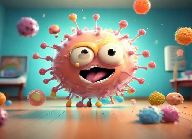 流感病毒绘本;流感病毒绘画 流感病毒绘本;流感病毒绘画