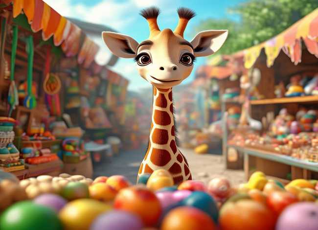 儿童编故事 长颈鹿买东西、长颈鹿幼儿故事