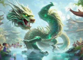 儿童故事中国龙的传说故事；中国民间故事龙的传说