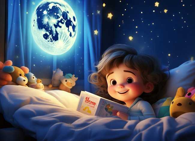 儿童故事月亮晚安（幼儿故事晚安月亮）