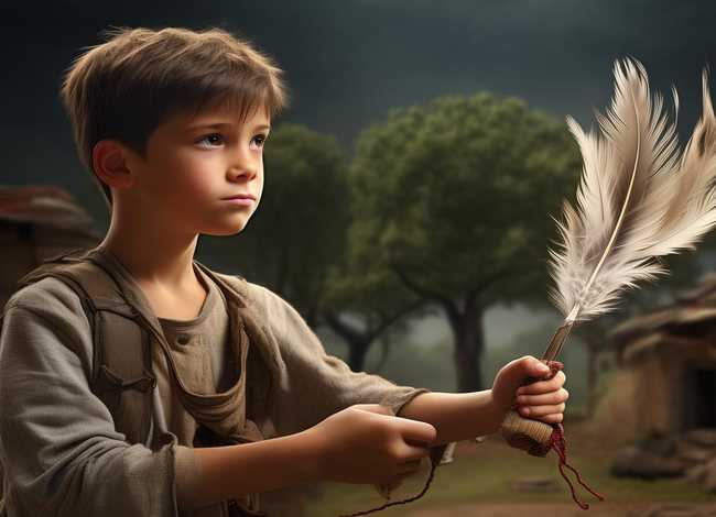 儿童简短故事鸡毛信，简单的鸡毛信故事