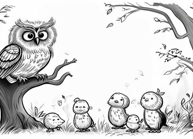 寓言故事简笔图画；寓言故事简笔图画图片