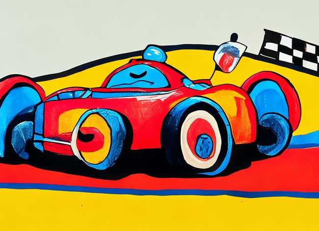 赛车儿童画,儿童画赛车简笔画彩色 赛车儿童画,儿童画赛车简笔画彩色