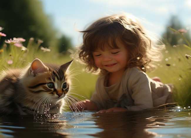 儿童故事小猫钓鱼文字、幼儿故事小猫钓鱼文字