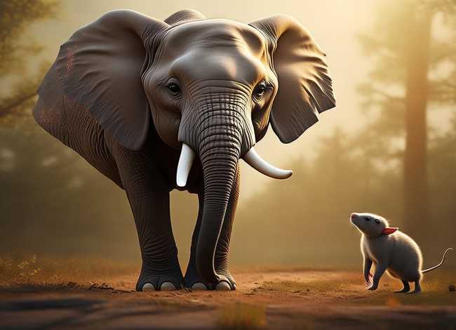 大象和老鼠的故事 大象和老鼠的故事启发
