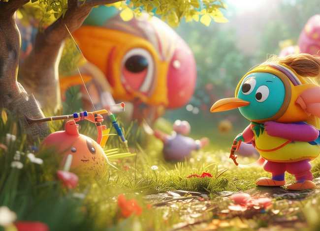 3到6岁儿童故事猎人 - 猎人打鸟的故事幼儿园