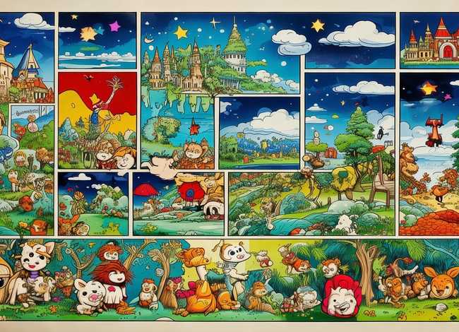 儿童连环画绘本 - 儿童绘本连环画10张