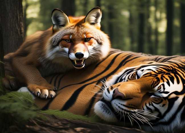 狐假虎威故事100字 - 狐假虎威故事简短100字