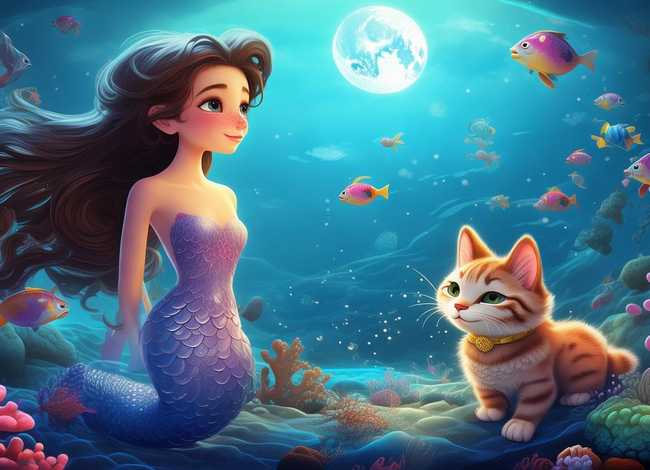 美人鱼儿童睡前故事 猫小帅睡前故事之美人鱼