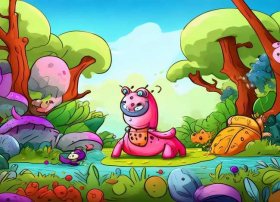 儿童寓言故事简笔画教程 - 寓言小故事简笔画