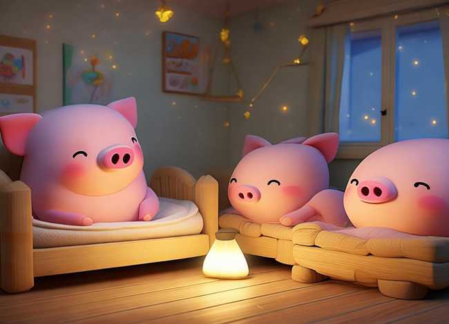 儿童故事睡前小故事三只小猪（幼儿故事睡前故事三只小猪）