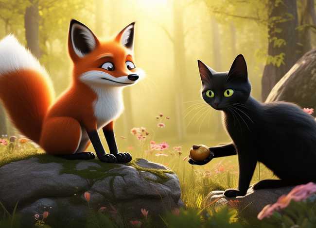 狐狸猫的儿童故事(故事狐狸和猫的故事) 狐狸猫的儿童故事(故事狐狸和猫的故事)