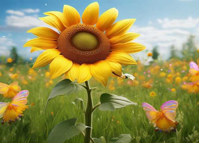 向日葵的童话故事、帮我搜索向日葵的童话