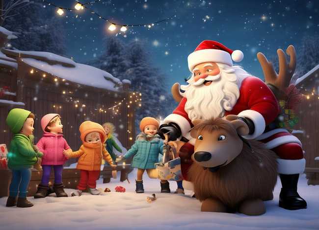 儿童故事圣诞老人，圣诞老人的故事幼儿园