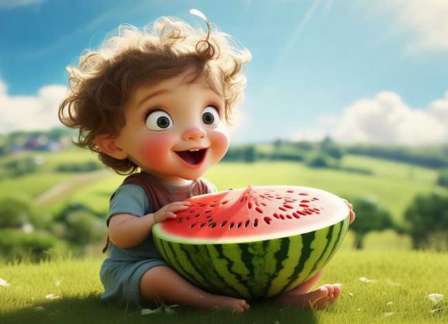 西瓜的故事儿童,西瓜的幼儿故事 西瓜的故事儿童,西瓜的幼儿故事