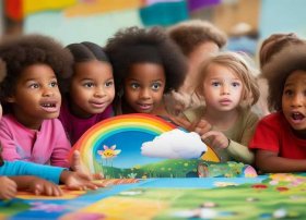 儿童看图讲故事图片；幼儿看图讲述故事图片