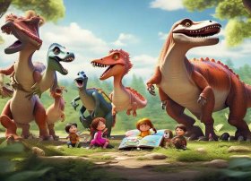 儿童恐龙故事大全100首（恐龙小孩故事大全）