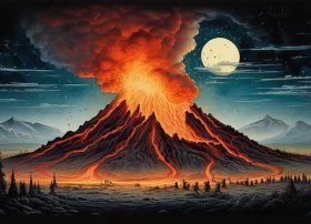 火山故事绘本（火山爆发的绘本故事）